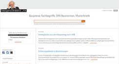 Desktop Screenshot of bauprofessor.de